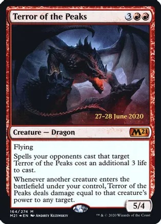 Terror of the Peaks (M21) - Foil - Prerelease Promo