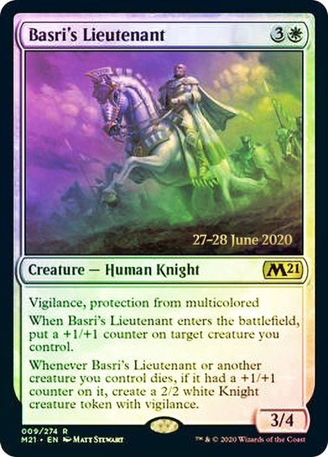 Basris Lieutenant - Foil - Prerelease Promo