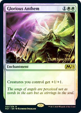 Glorious Anthem - Foil - Prerelease Promo