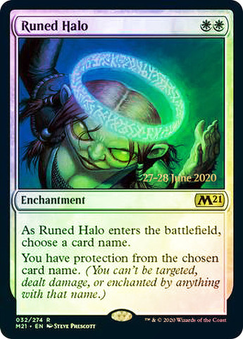 Runed Halo - Foil - Prerelease Promo