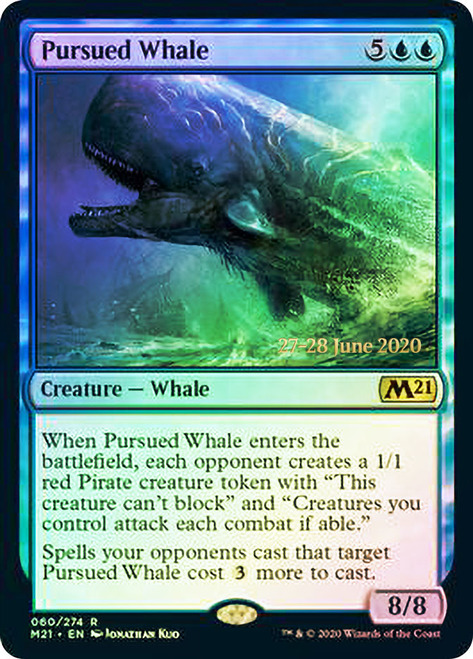 Pursued Whale - Foil - Prerelease Promo