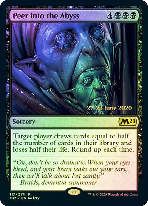 Peer into the Abyss - Foil - Prerelease Promo