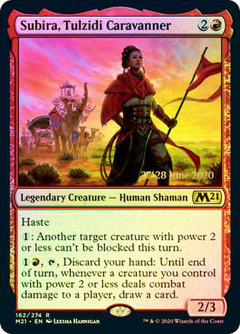 Subira, Tulzidi Caravanner - Foil - Prerelease Promo