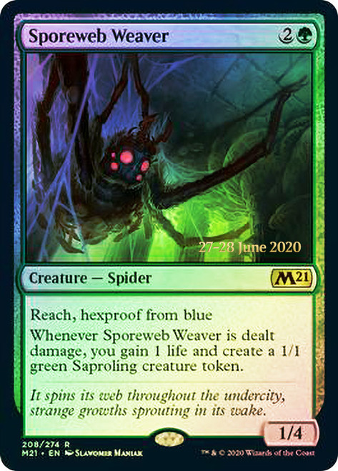 Sporeweb Weaver - Foil - Prerelease Promo