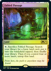 Fabled Passage (M21) - Foil - Prerelease Promo