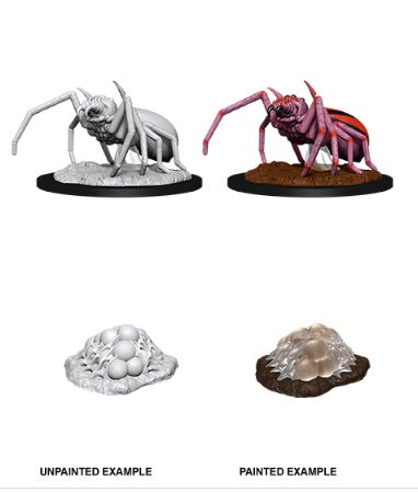D&D Nolzurs Marvelous Miniatures: Male Giant Spider & Egg Clutch