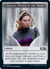 Liliana, Waker of the Dead Emblem (018)