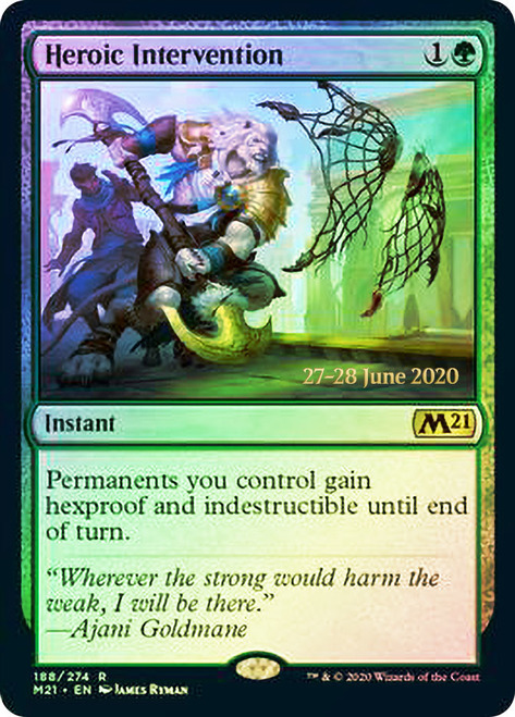 Heroic Intervention - Prerelease Foil - M21