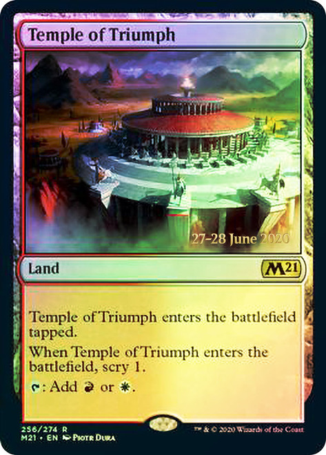 Temple of Triumph - Prerelease Foil - M21