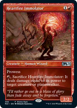 Heartfire Immolator - Dark Frame Promo Pack