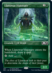 Llanowar Visionary - Dark Frame Promo Pack