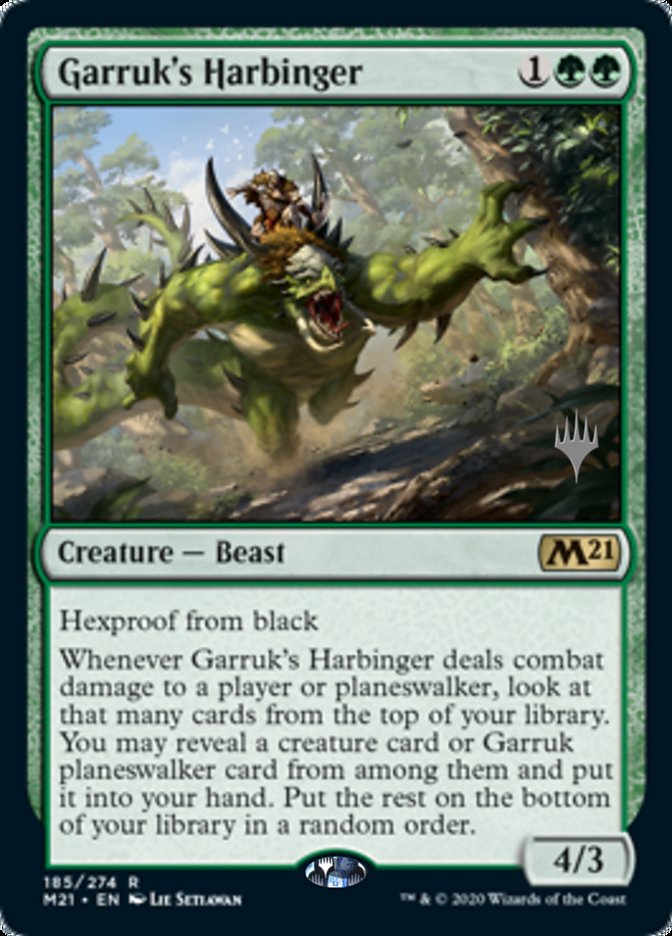 Garruks Harbinger - Foil - Promo Pack