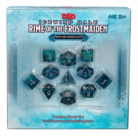 Dungeons & Dragons Icewind Dale: Rime of the Frostmaiden Dice and Miscellany