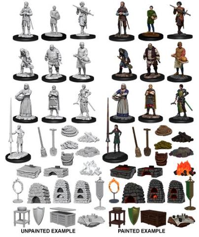 D&D Nolzurs Marvelous Miniatures: People: Castle II