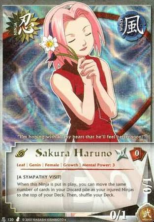 Sakura Haruno - N-120 - Promo - Wavy Foil