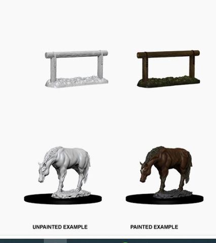 D&D Nolzurs Marvelous Miniatures: Horse & Hitch