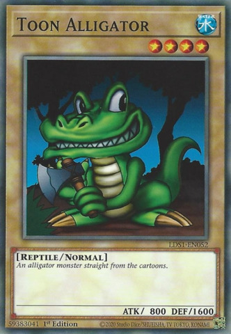 Toon Alligator - LDS1-EN052 - Common - 1st Edition
