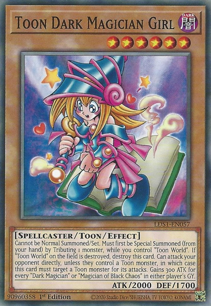 Toon Dark Magician Girl - LDS1-EN057 - Common - 1st Edition