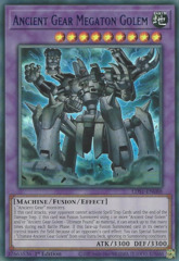 Ancient Gear Megaton Golem (Blue) - LDS1-EN088 - Ultra Rare - 1st Edition