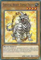 Crystal Beast Topaz Tiger - LDS1-EN096 - Common - 1st Edition