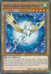 Crystal Beast Sapphire Pegasus - LDS1-EN098 - Common - 1st Edition