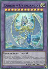 Rainbow Overdragon (Blue) - LDS1-EN101 - Ultra Rare - 1st Edition