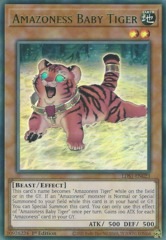 Amazoness Baby Tiger (Green) - LDS1-EN023 - Ultra Rare - 1st Edition