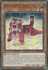 Amazoness Baby Tiger (Purple) - LDS1-EN023 - Ultra Rare - 1st Edition