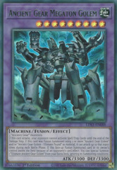 Ancient Gear Megaton Golem (Green) - LDS1-EN088 - Ultra Rare - 1st Edition