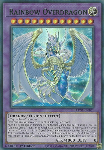 Rainbow Overdragon (Vert) - LDS1-EN101 - Ultra Rare - 1ere edition // Legendary Duelist: Season 1 - LDS1