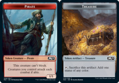 Pirate (009) // Treasure (015) Double-Sided Token - Foil