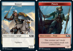 Knight Token // Pirate Token - Foil