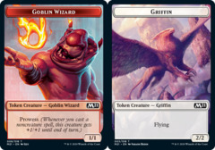 Goblin Wizard Token // Griffin Token - Foil