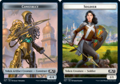 Construct (014) // Soldier (005) Double-Sided Token - Foil