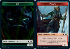 Cat Token (011) // Pirate Token - Foil