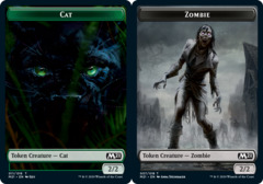 Cat Token (011) // Zombie Token - Foil