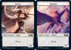 Angel (001) // Griffin (003) Double-Sided Token - Foil