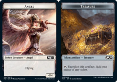 Angel (001) // Treasure (015) Double-Sided Token - Foil