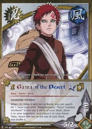 Gaara of the Desert - N-295 - Promo