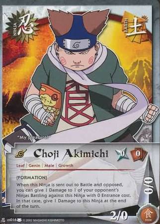 Choji Akimichi - N-US016 - Promo
