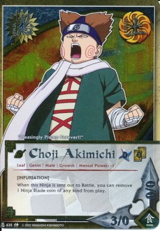 Choji Akimichi - N-635 - Promo - Foil