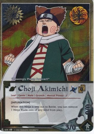 Choji Akimichi - N-885 - Promo - Foil