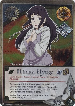 Hinata Hyuga - N-1038 - Promo - Foil