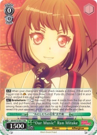 Our Music Ran Mitake - BD/W73-E017 - RR