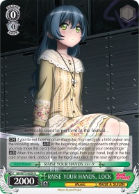 RAISE YOUR HANDS, LOCK - BD/W73-E028 - U