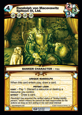 Randolph von Macovawitz Spitoon III, Ltd.