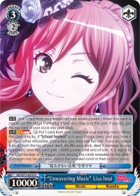 Unwavering Music Lisa Imai - BD/W73-E076 - R