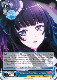 Unwavering Music Rinko Shirokane - BD/W73-E079 - U