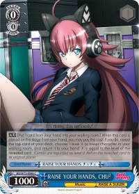 RAISE YOUR HANDS, CHU - BD/W73-E086 - C