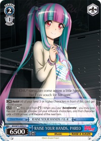 RAISE YOUR HANDS, PAREO - BD/W73-E092 - C